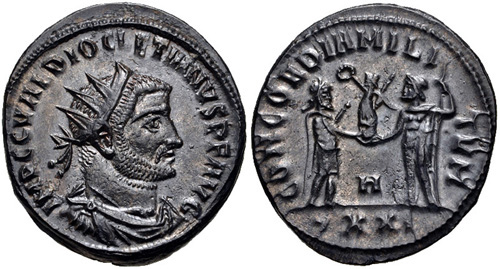 diocletian roman coin antoninianus